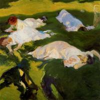 Joaquin Sorolla y Bastida - The Siesta